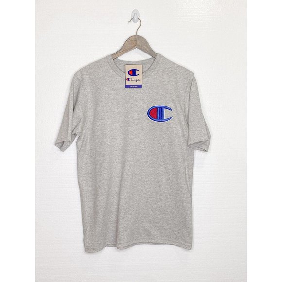 New Champion Life Applique T-Shirt Big C Logo - Picture 4 of 8
